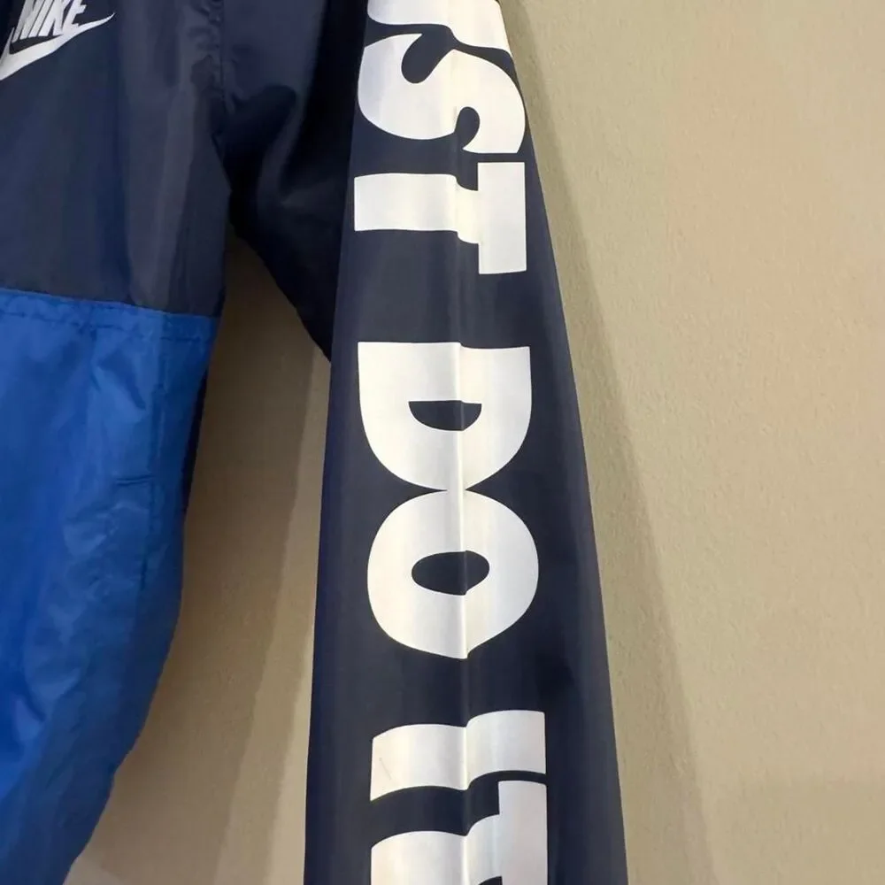 Nike Boy's Blue and Navy Jacket